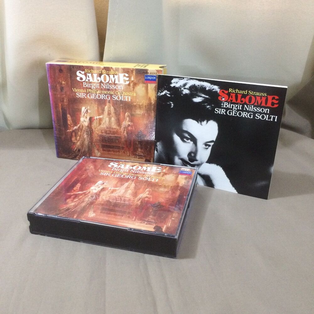 Richard Strauss Salome 2 CD Birgit Nilsson Sir Georg Solti London Complete Opera